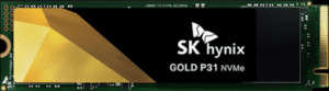 An image of the SK hynix Gold P31 SSD.