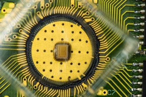Experimental multi-bit PCM chip used by IBM scientists