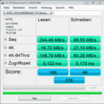 interface of AS SSD Benchmark.