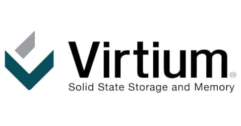 Virtium logo.