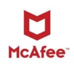 McAfee logo.
