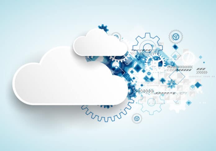 Virtualization software shares cloud computing infrastructure across the network.